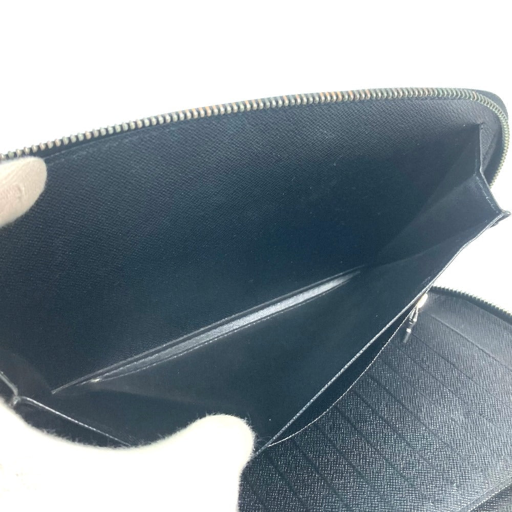 LOUIS VUITTON Long Wallet Purse M63042 Epi Leather black Epi Organizer Atoll mens Used Authentic