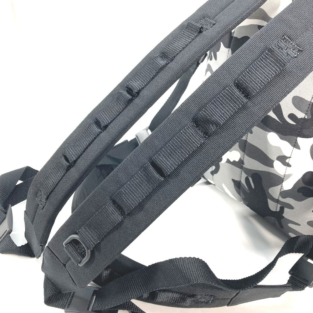 BALENCIAGA Backpack 6440312 canvas Gray x black Camouflage