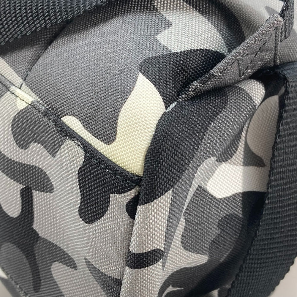 BALENCIAGA Backpack 6440312 canvas Gray x black Camouflage