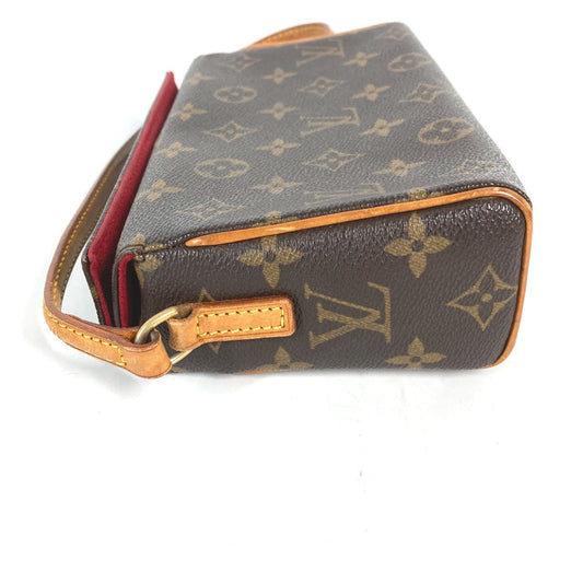 LOUIS VUITTON Shoulder Bag M51900 Monogram canvas Brown Monogram Recital Women Used Authentic