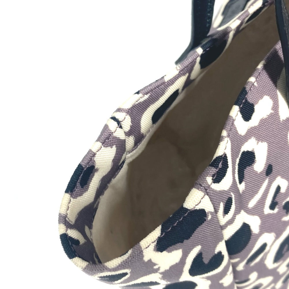 GUCCI Tote Bag 284721 Nylon / leather purple Children's Kids leopard leopard leopard Kids Used Authentic