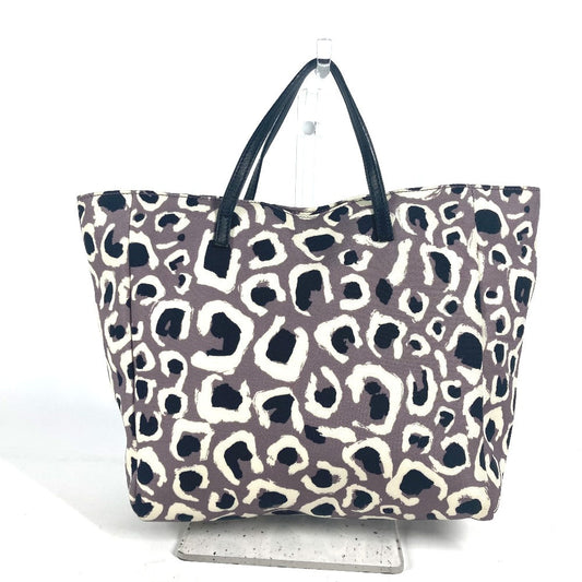 GUCCI Tote Bag 284721 Nylon / leather purple Children's Kids leopard leopard leopard Kids Used Authentic