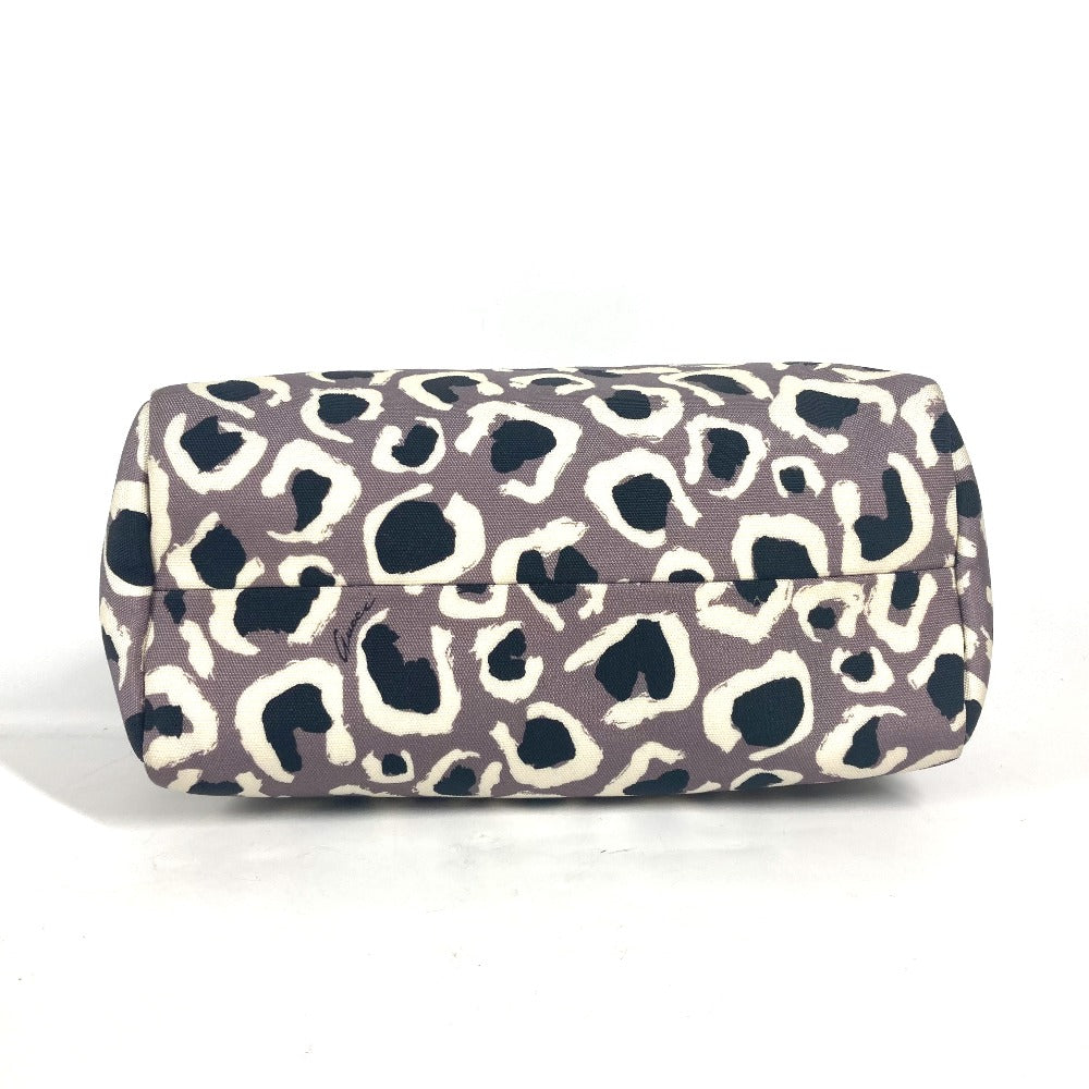 GUCCI Tote Bag 284721 Nylon / leather purple Children's Kids leopard leopard leopard Kids Used Authentic