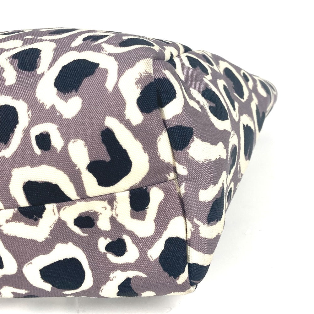 GUCCI Tote Bag 284721 Nylon / leather purple Children's Kids leopard leopard leopard Kids Used Authentic