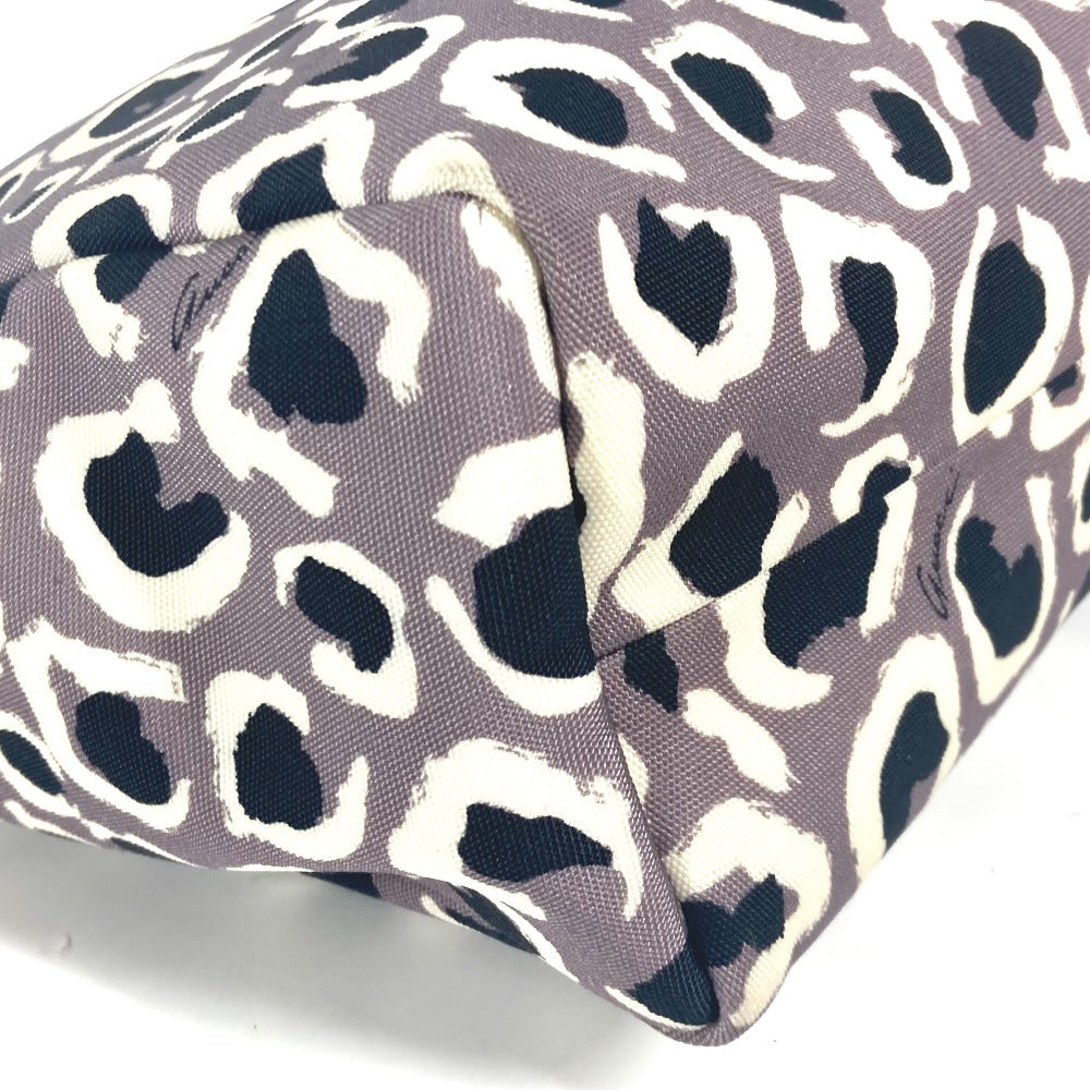GUCCI Tote Bag 284721 Nylon / leather purple Children's Kids leopard leopard leopard Kids Used Authentic