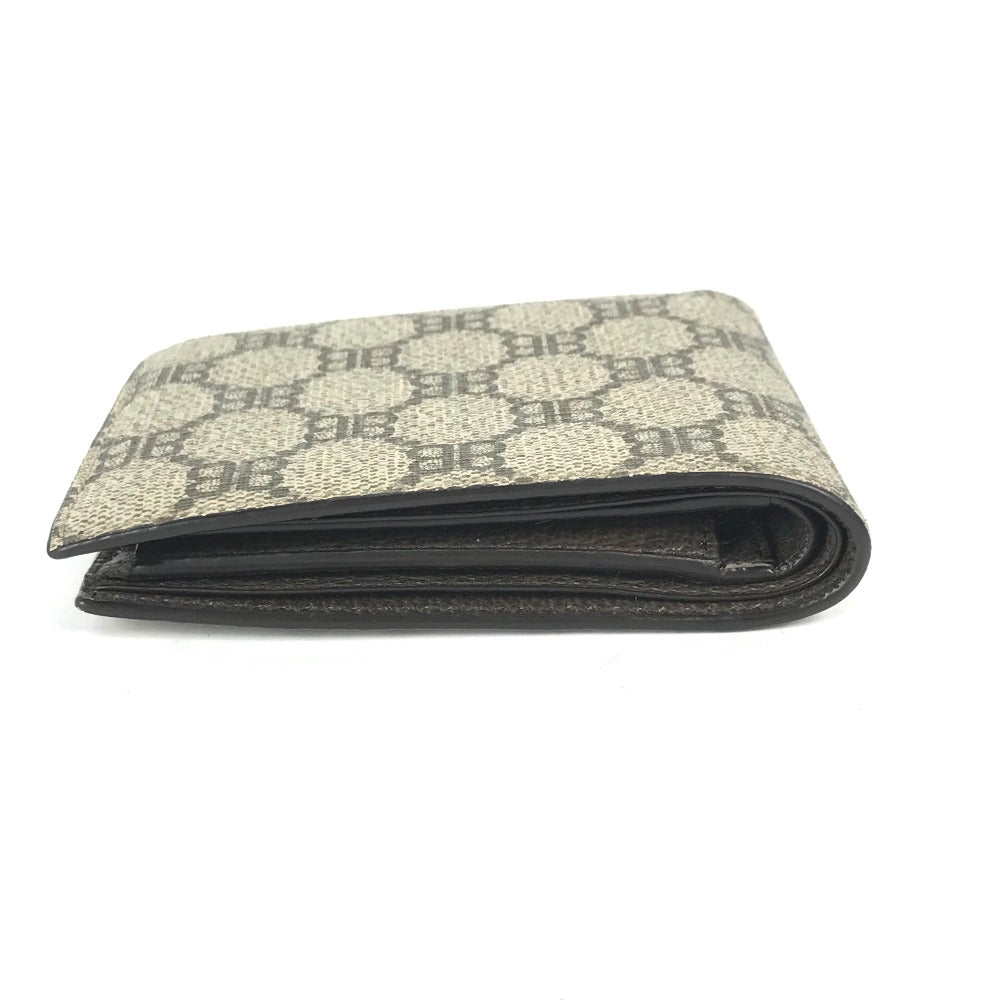 GUCCI Folded wallet 680403 GG Supreme Canvas beige BALENCIAGA Balenciaga collaboration The Hacker Project mens Used Authentic