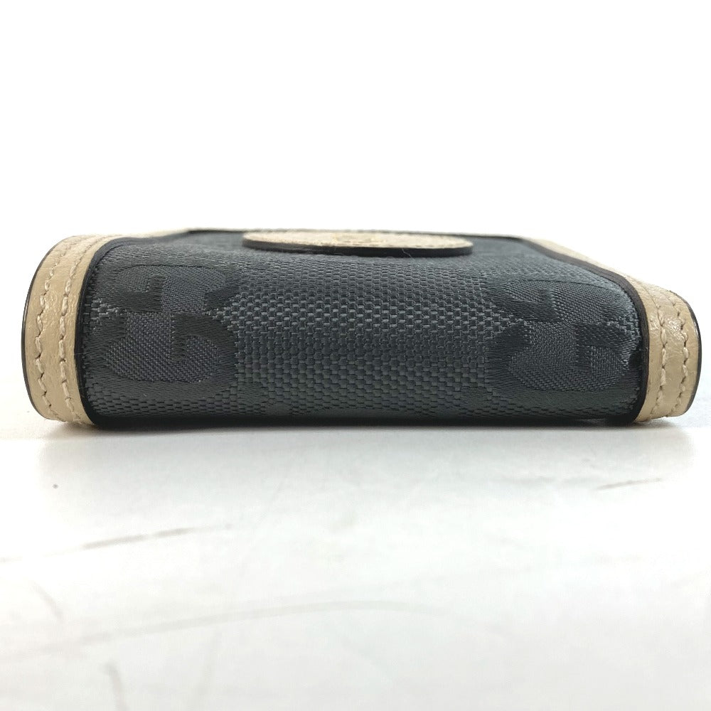 GUCCI Folded wallet 625574 Nylon / leather Black x beige logo Off The Grid Off The Grid mens Used Authentic