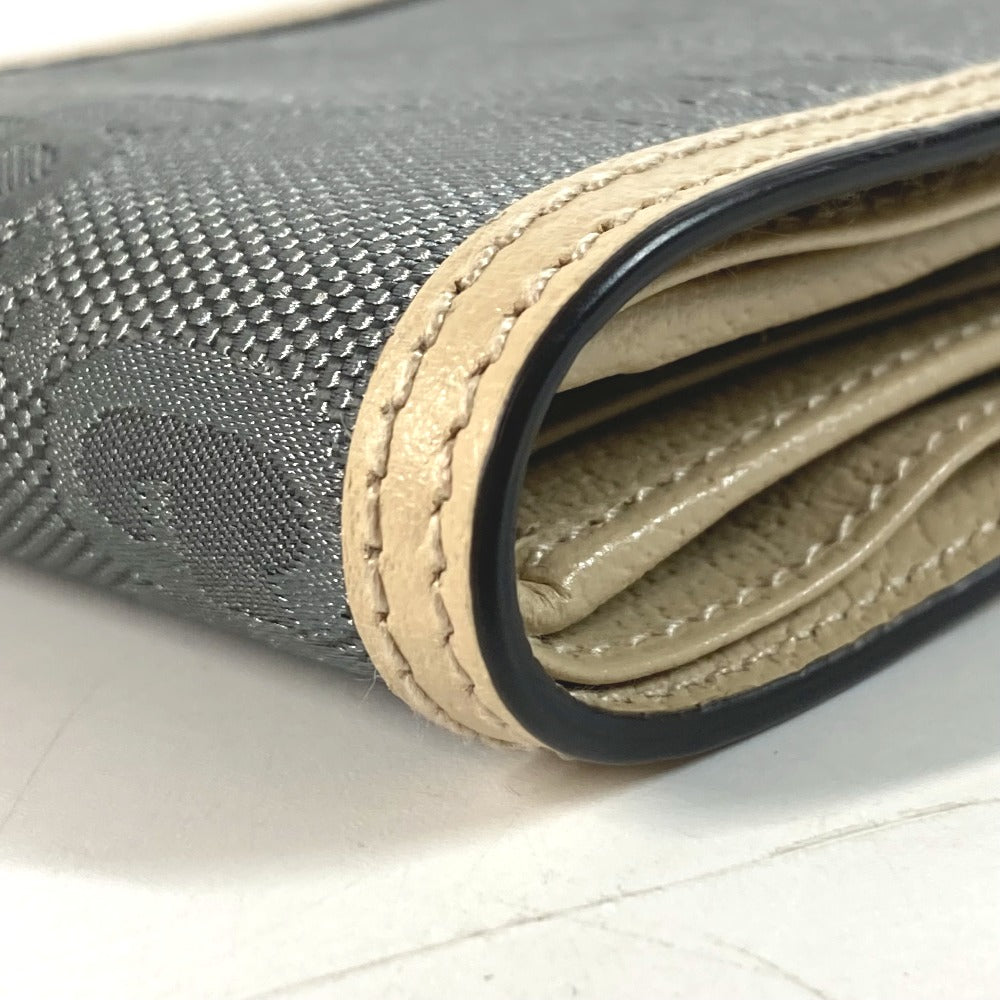 GUCCI Folded wallet 625574 Nylon / leather Black x beige logo Off The Grid Off The Grid mens Used Authentic
