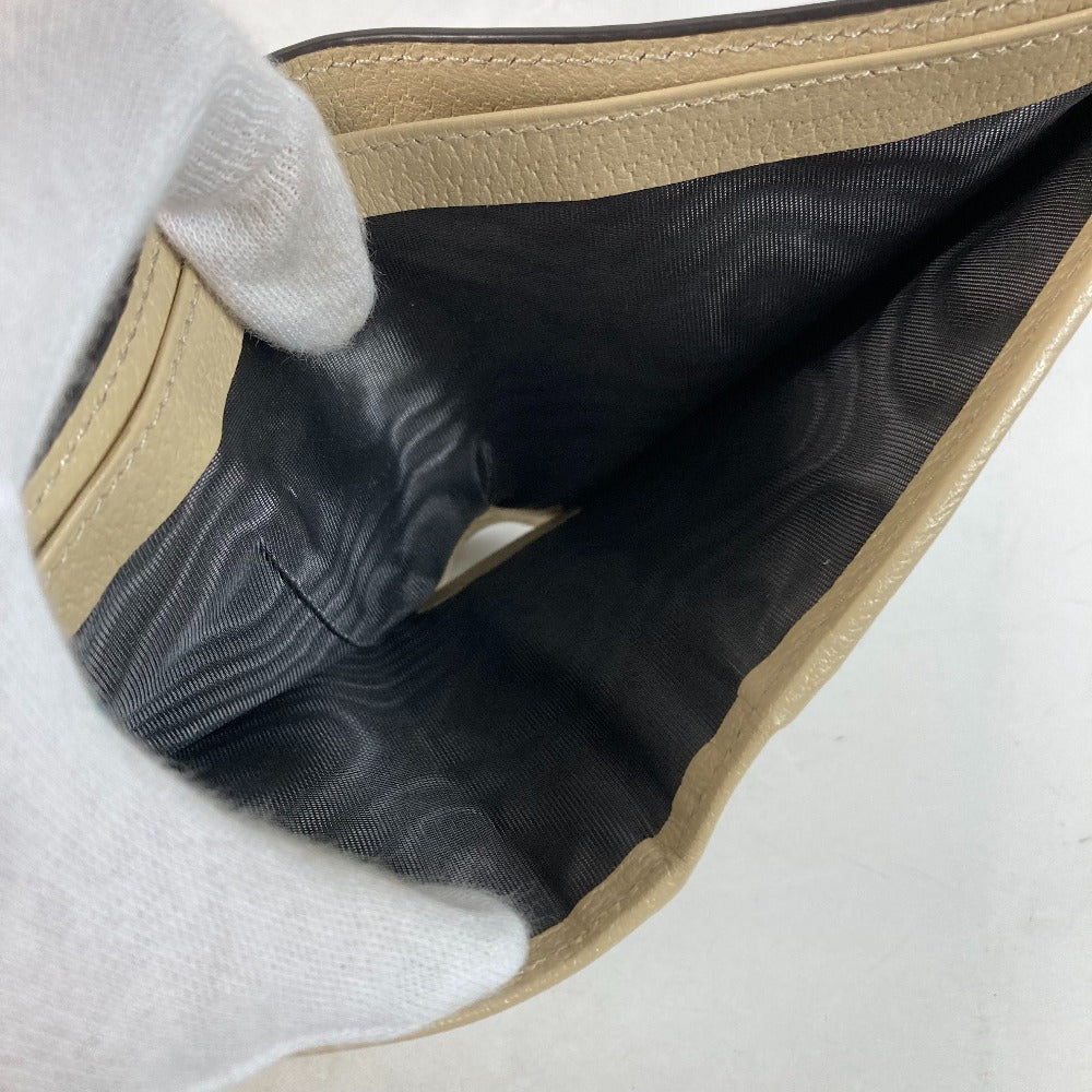 GUCCI Folded wallet 625574 Nylon / leather Black x beige logo Off The Grid Off The Grid mens Used Authentic