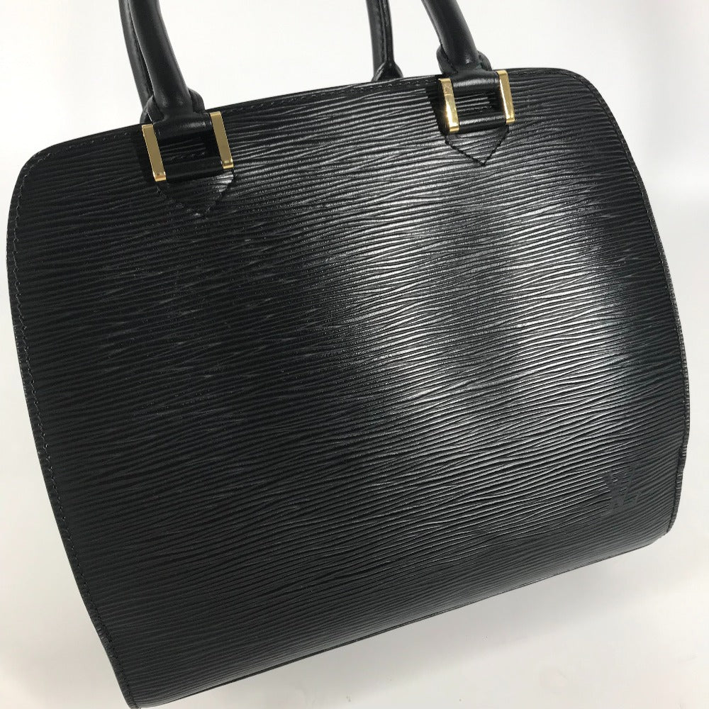 LOUIS VUITTON Handbag M52052 Epi Leather black Epi Ponneuf Women Used Authentic