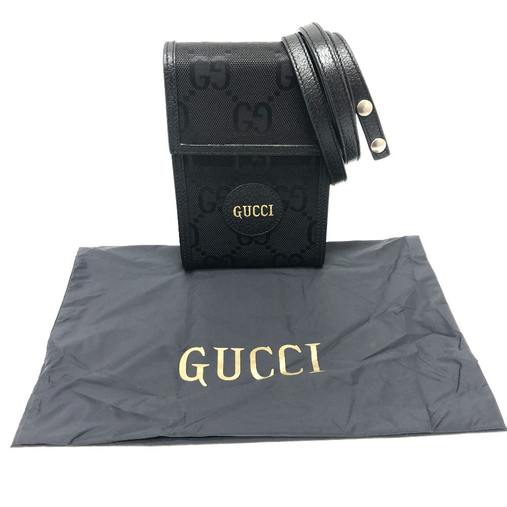 GUCCI Shoulder Bag 625599 GG canvas / leather black GG Off The Grid Women(Unisex) Used Authentic