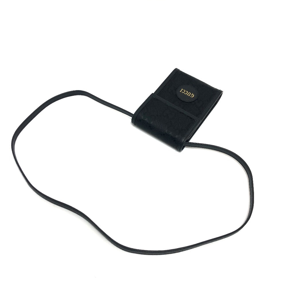 GUCCI Shoulder Bag 625599 GG canvas / leather black GG Off The Grid Women(Unisex) Used Authentic