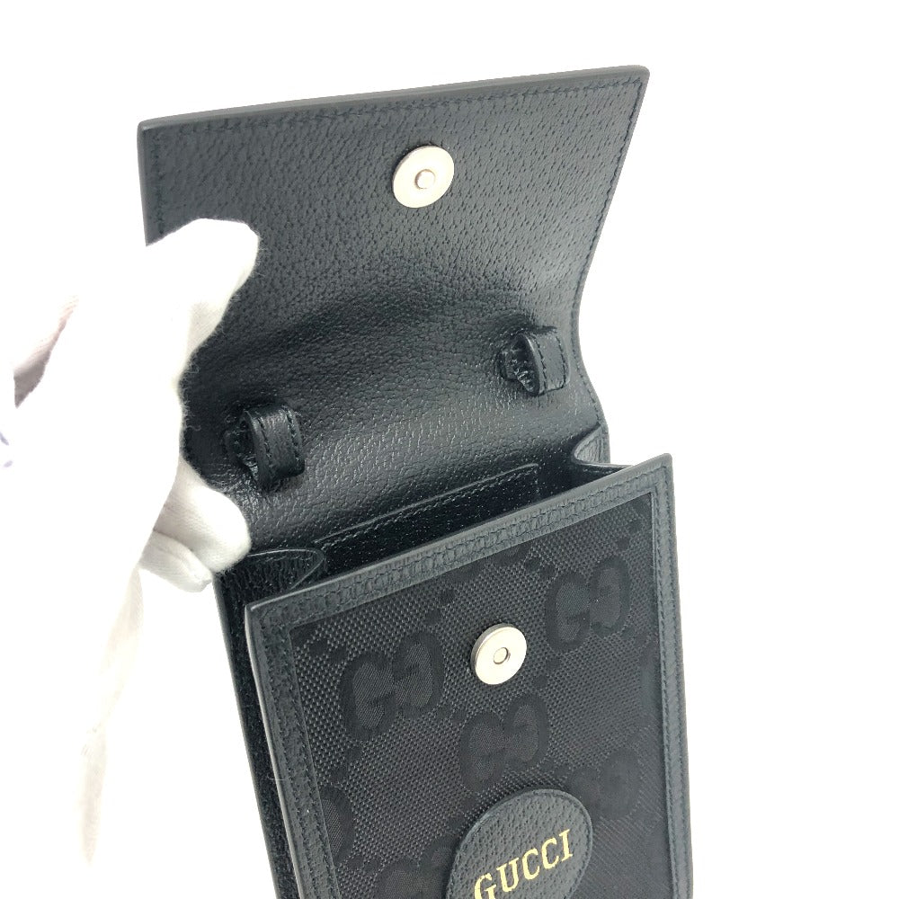 GUCCI Shoulder Bag 625599 GG canvas / leather black GG Off The Grid Women(Unisex) Used Authentic
