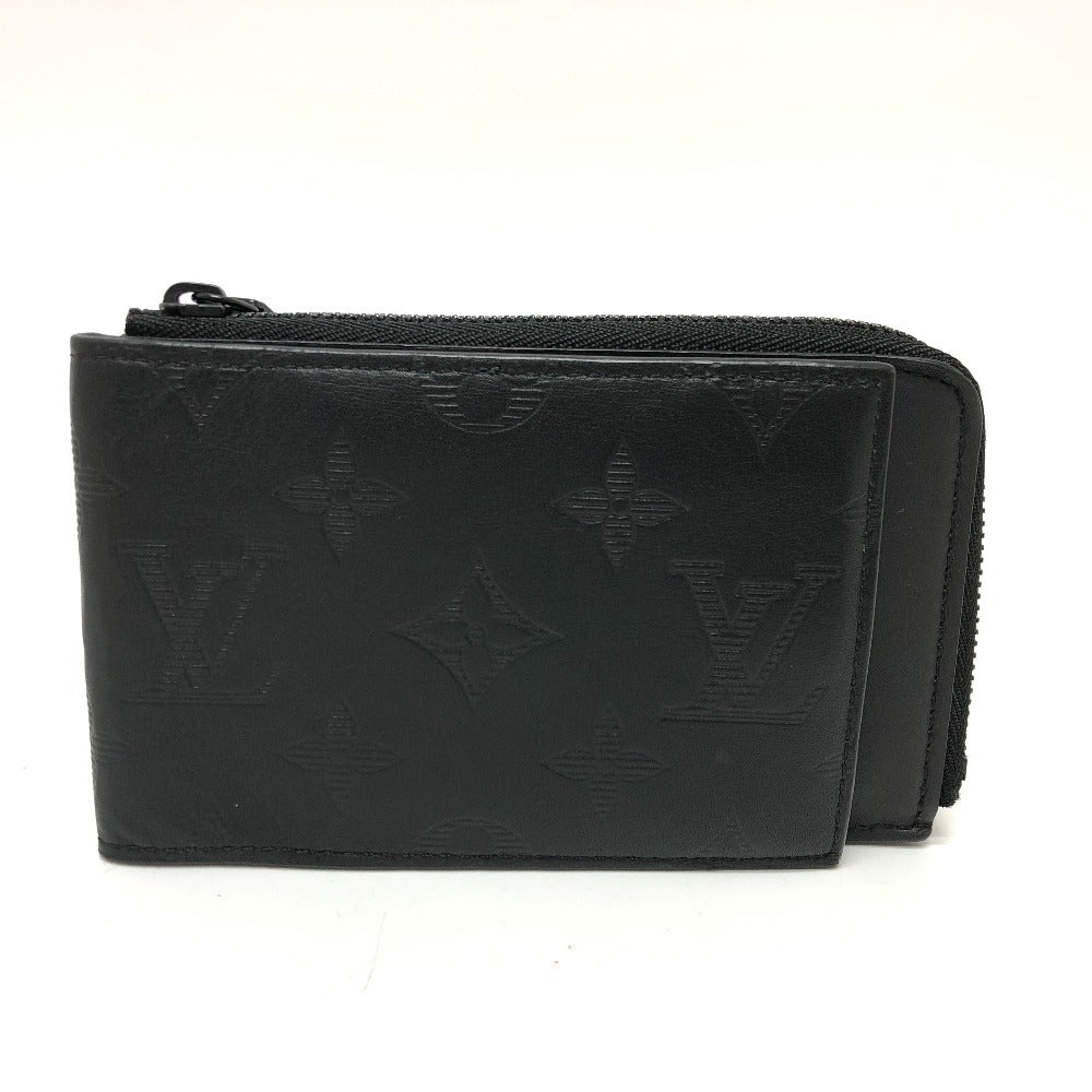 LOUIS VUITTON Coin case M81526 Monogram shadow leather black Monogram Shadow Hybrid