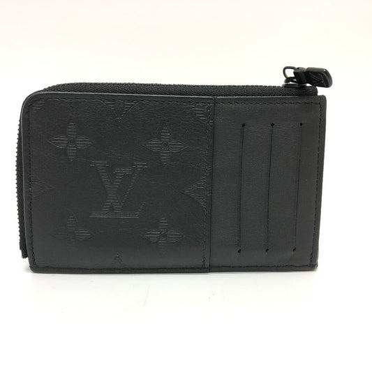 LOUIS VUITTON Coin case M81526 Monogram shadow leather black Monogram Shadow Hybrid