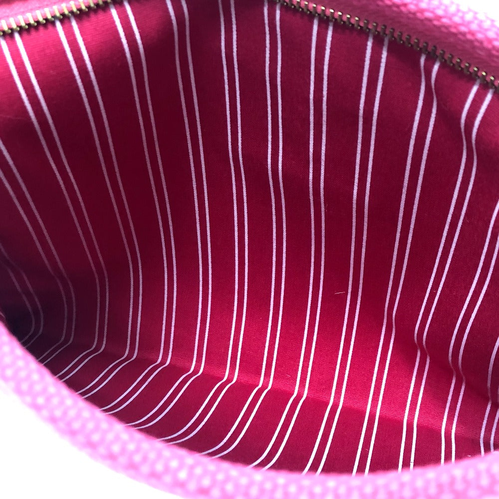 LOUIS VUITTON Pouch M40065 canvas pink Antigua Pochette Platt GM Women Used Authentic