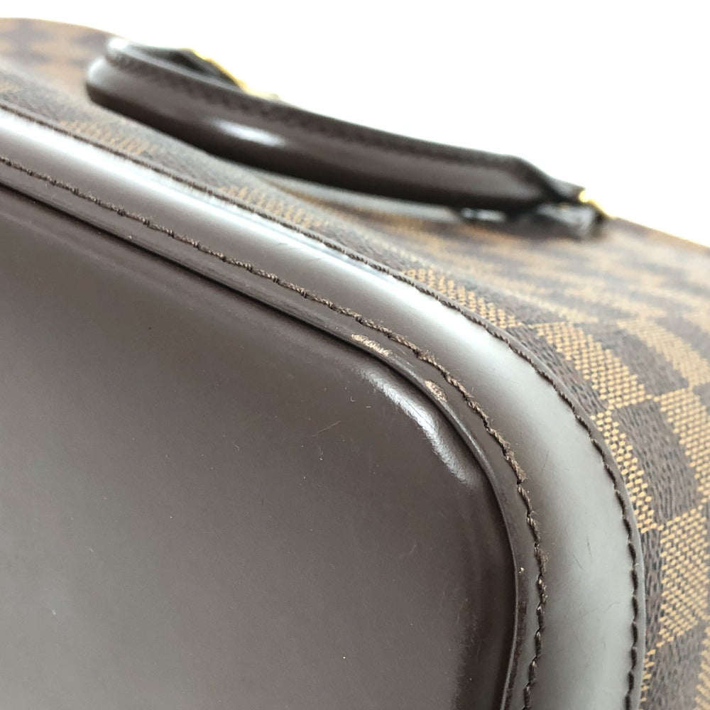 LOUIS VUITTON Handbag N51131 Damier canvas Brown Damier Alma Women Secondhand Authentic