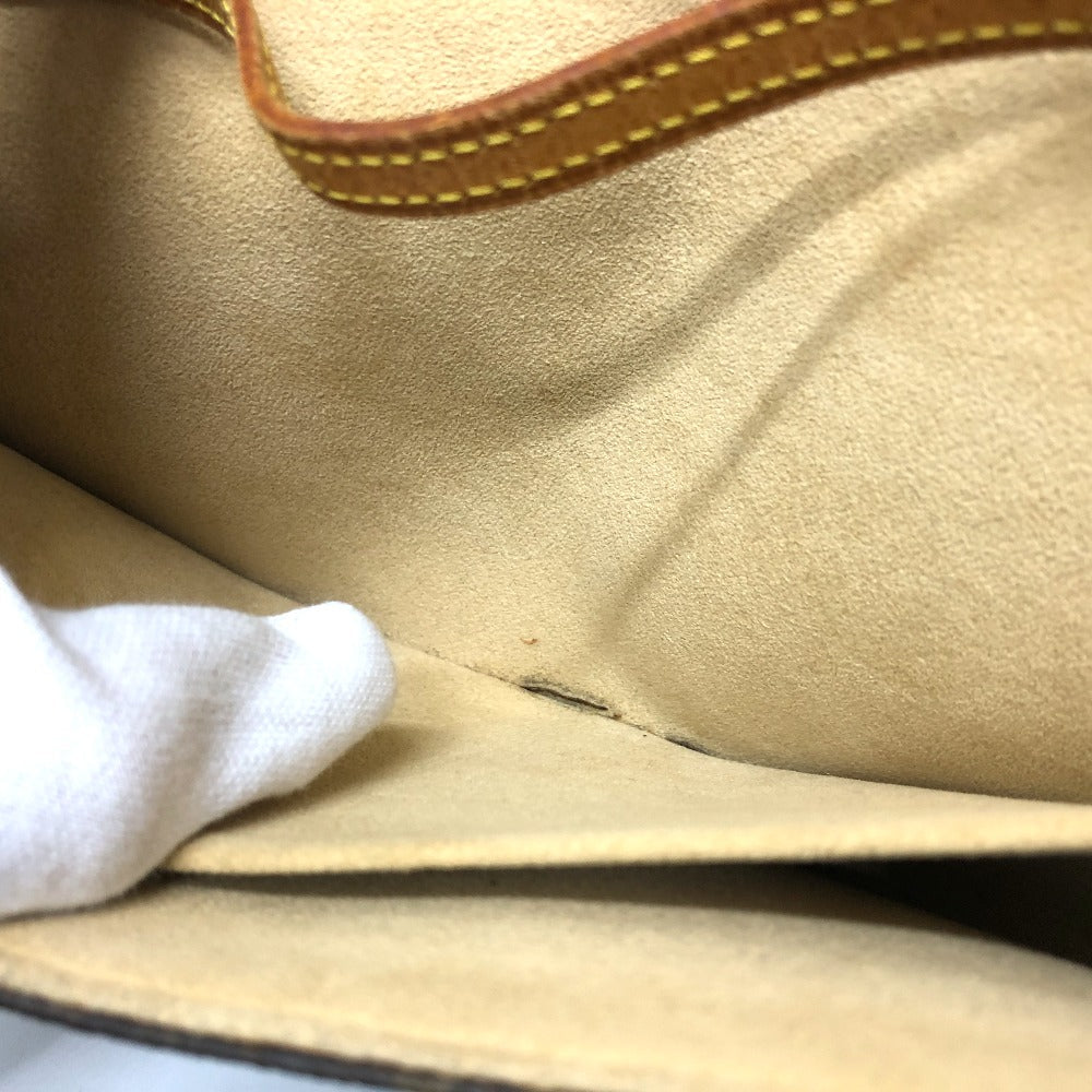 LOUIS VUITTON Shoulder Bag M51852 Monogram canvas Brown Monogram Pochette Twin GM Women Secondhand Authentic