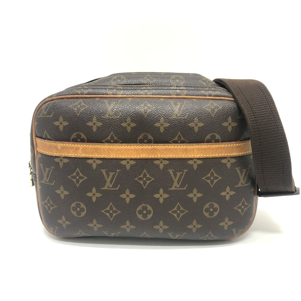 LOUIS VUITTON Shoulder Bag M45254 Monogram canvas Brown Monogram Reporter PM Women Used Authentic