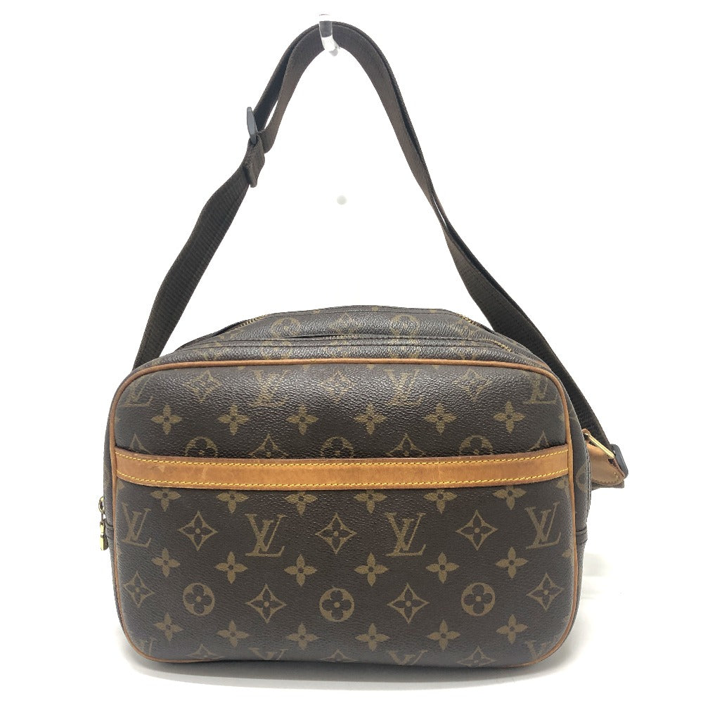 LOUIS VUITTON Shoulder Bag M45254 Monogram canvas Brown Monogram Reporter PM Women Used Authentic