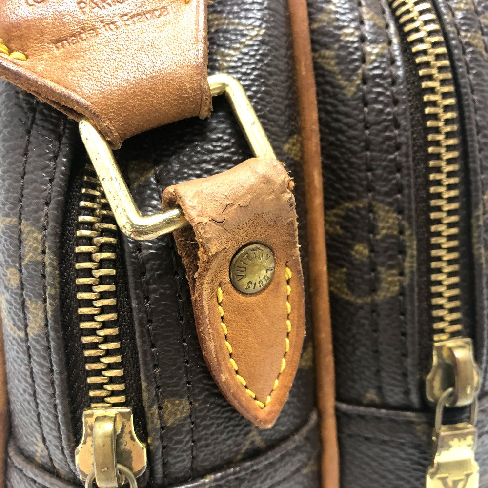 LOUIS VUITTON Shoulder Bag M45254 Monogram canvas Brown Monogram Reporter PM Women Used Authentic