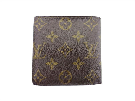 LOUIS VUITTON Bifold Wallet M61675 Brown x beige Portefeuille・Marco