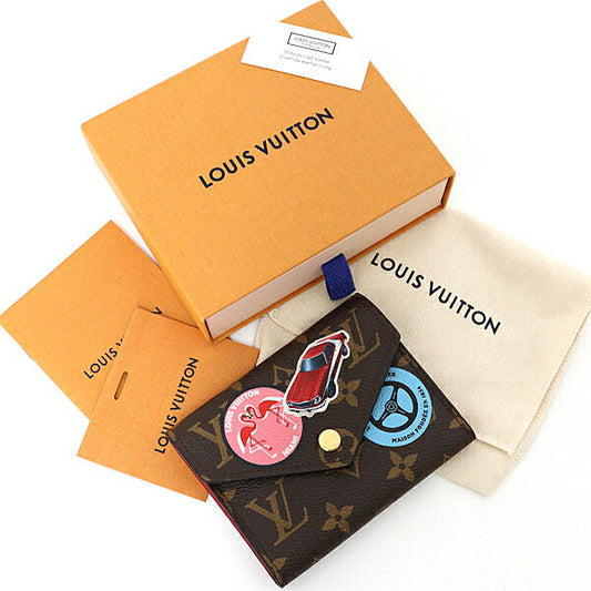 LOUIS VUITTON Tri-fold wallet M62151 Monogram canvas Brown Victorine