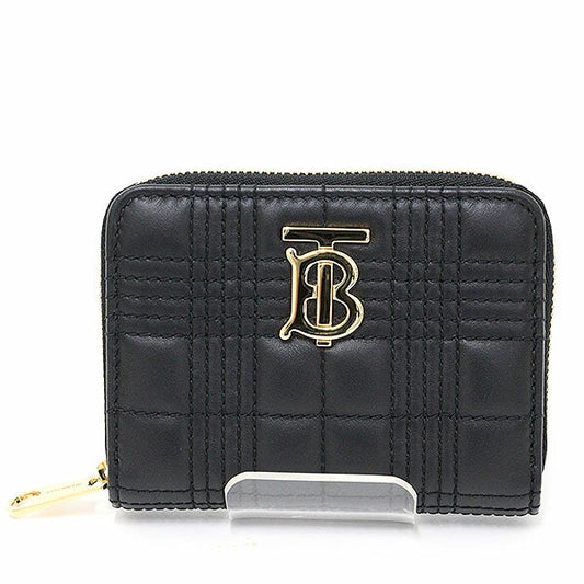 BURBERRY Coin case 8049292 lambskin black Lola Mini Zip Wallet