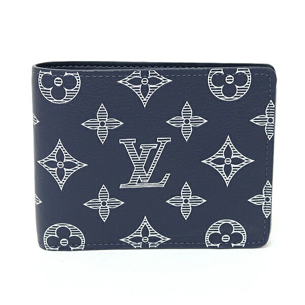 LOUIS VUITTON Bifold Wallet M83379 Monogram shadow blue Portefeuille