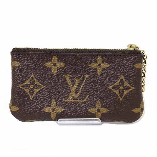 LOUIS VUITTON Coin case M62650 Monogram canvas, leather Brown CardKey caseKey holder Women(Unisex) Used Authentic