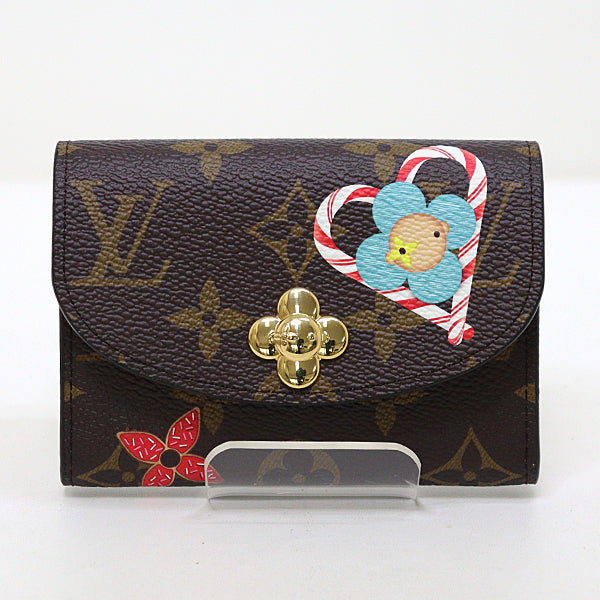 LOUIS VUITTON Bifold Wallet M12220 Monogram canvas Brown Portomone Rosary