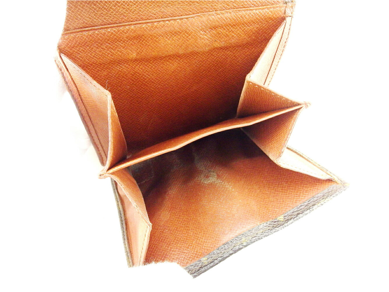 LOUIS VUITTON Bifold Wallet M61660 Brown beige gold Portonebi (old type)