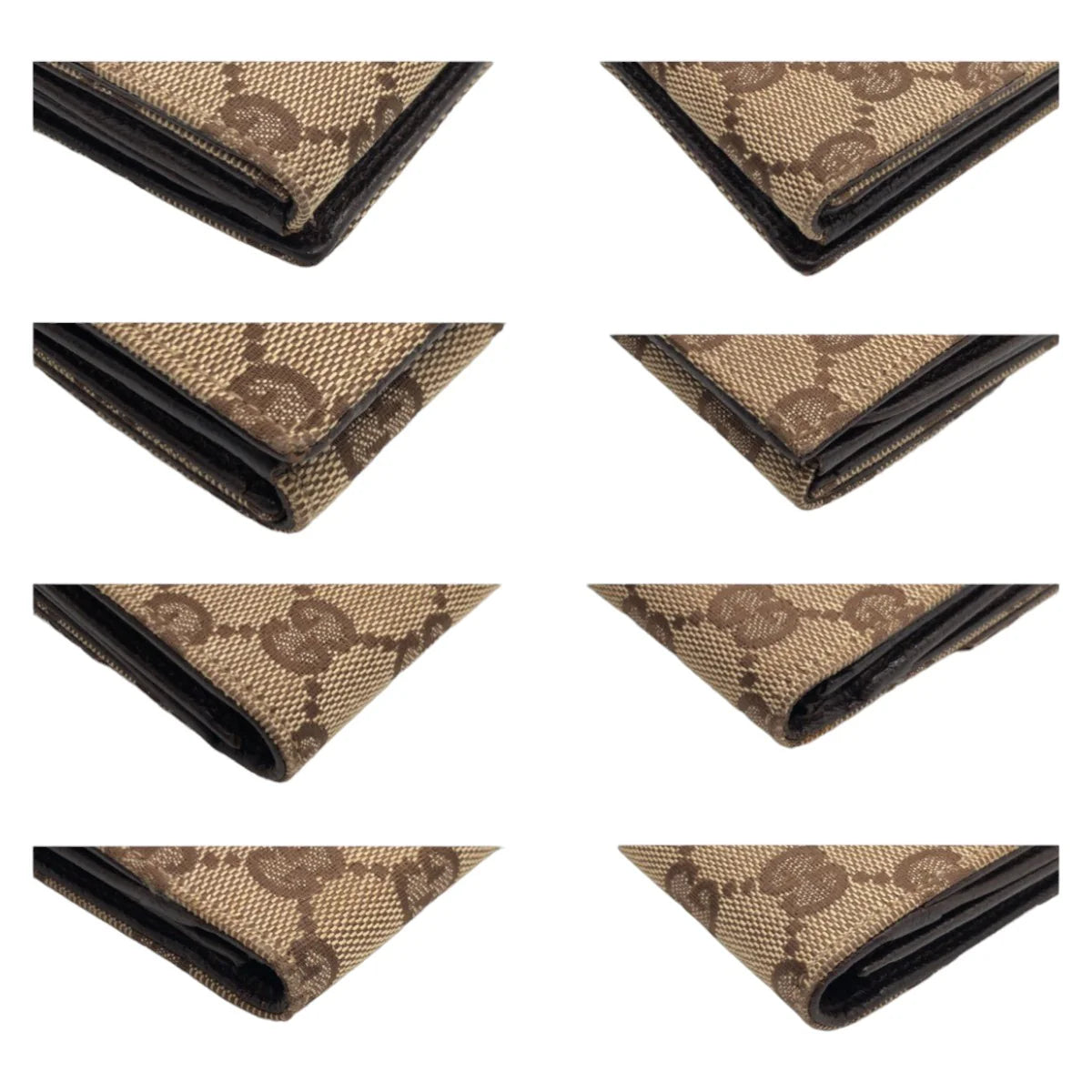 GUCCI GG Long Wallet Brown Beige Canvas Women Used
Authentic