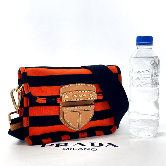 PRADA Shoulder Bag BT0785 canvas black