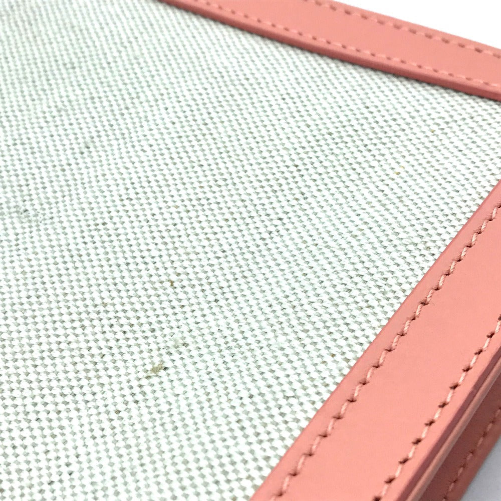BALENCIAGA Clutch bag 410119 Canvas, leather white Classic Women(unisex) Used Authentic