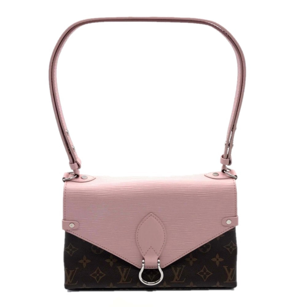 LOUIS VUITTON Shoulder Bag M44033 Monogram Canvas, Epi Leather pink Monogram epi San Michele