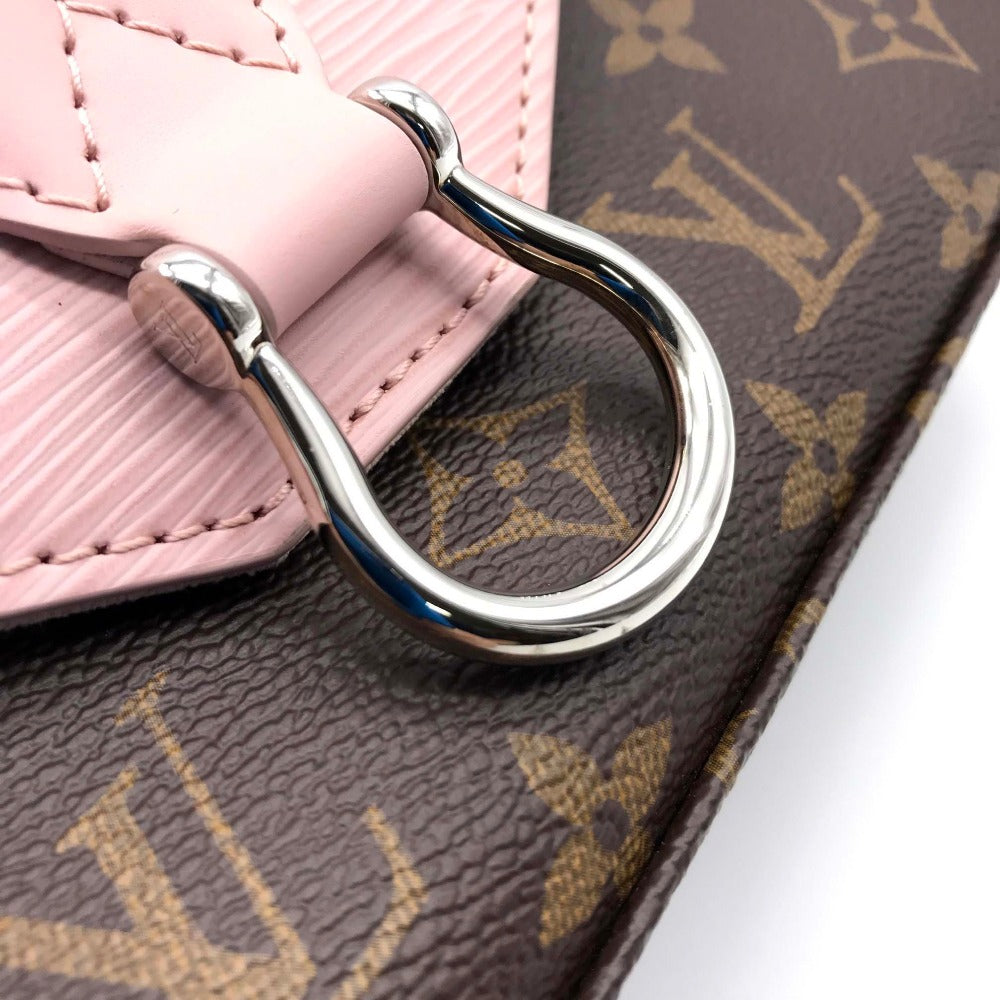 LOUIS VUITTON Shoulder Bag M44033 Monogram Canvas, Epi Leather pink Monogram epi San Michele