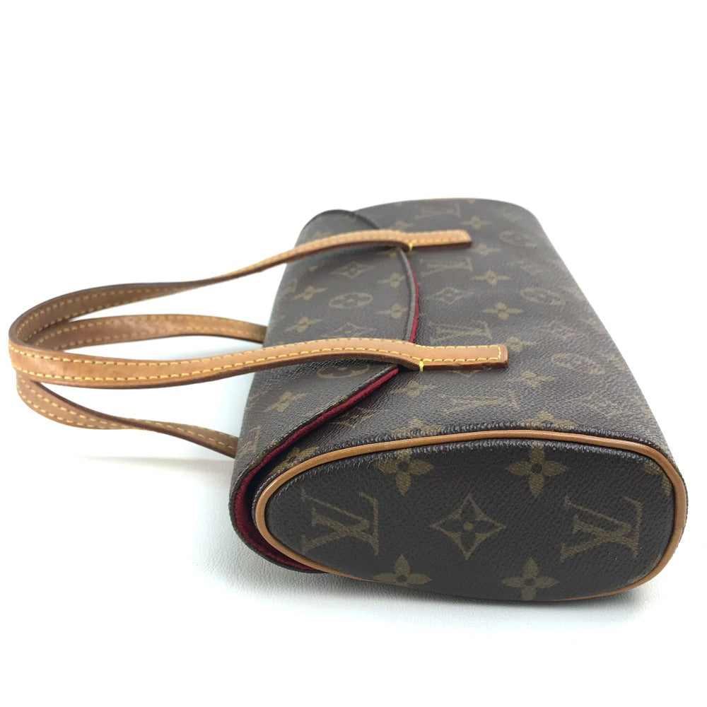LOUIS VUITTON Handbag M51902 Monogram canvas Brown Monogram Sonatine Women Used Authentic