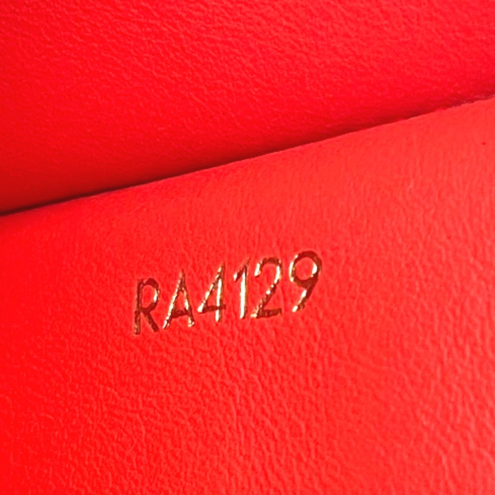 LOUIS VUITTON Trifold wallet M69069 Taurillon Clemence Leather Red Japan limited Portefeuille Capucines XS Women Used Authentic
