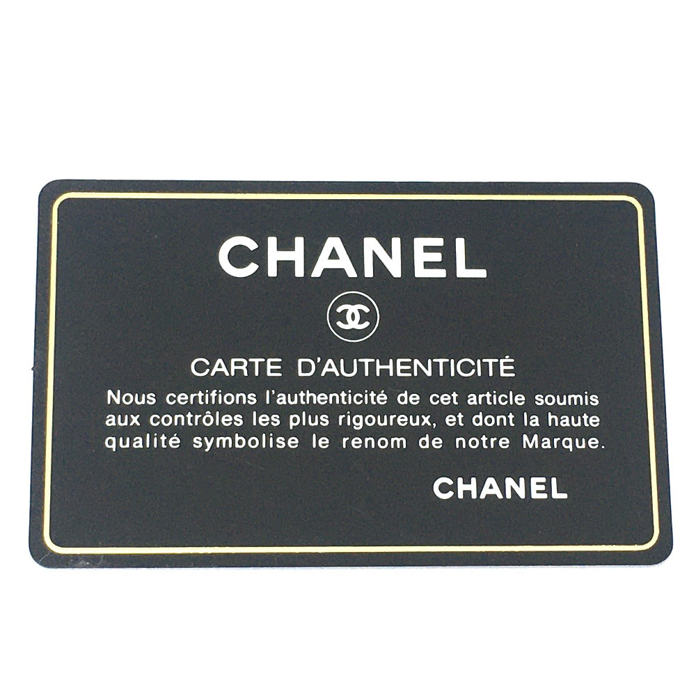CHANEL Long Wallet Purse A26710 Calf leather Black x pink Cambon line organizer Women Used Authentic