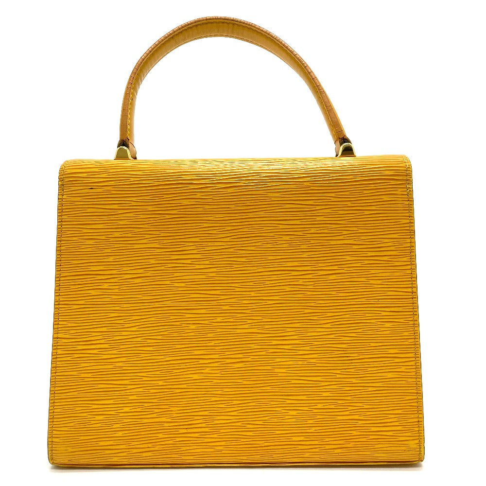 LOUIS VUITTON Handbag M52379 Epi Leather yellow Epi Malesherbes Women Used Authentic