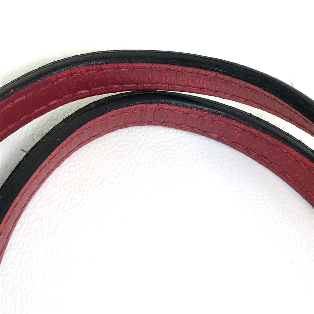 Christian Louboutin Tote Bag 1175113 leather Black x red Large Kabata unisex(Unisex) Used Authentic