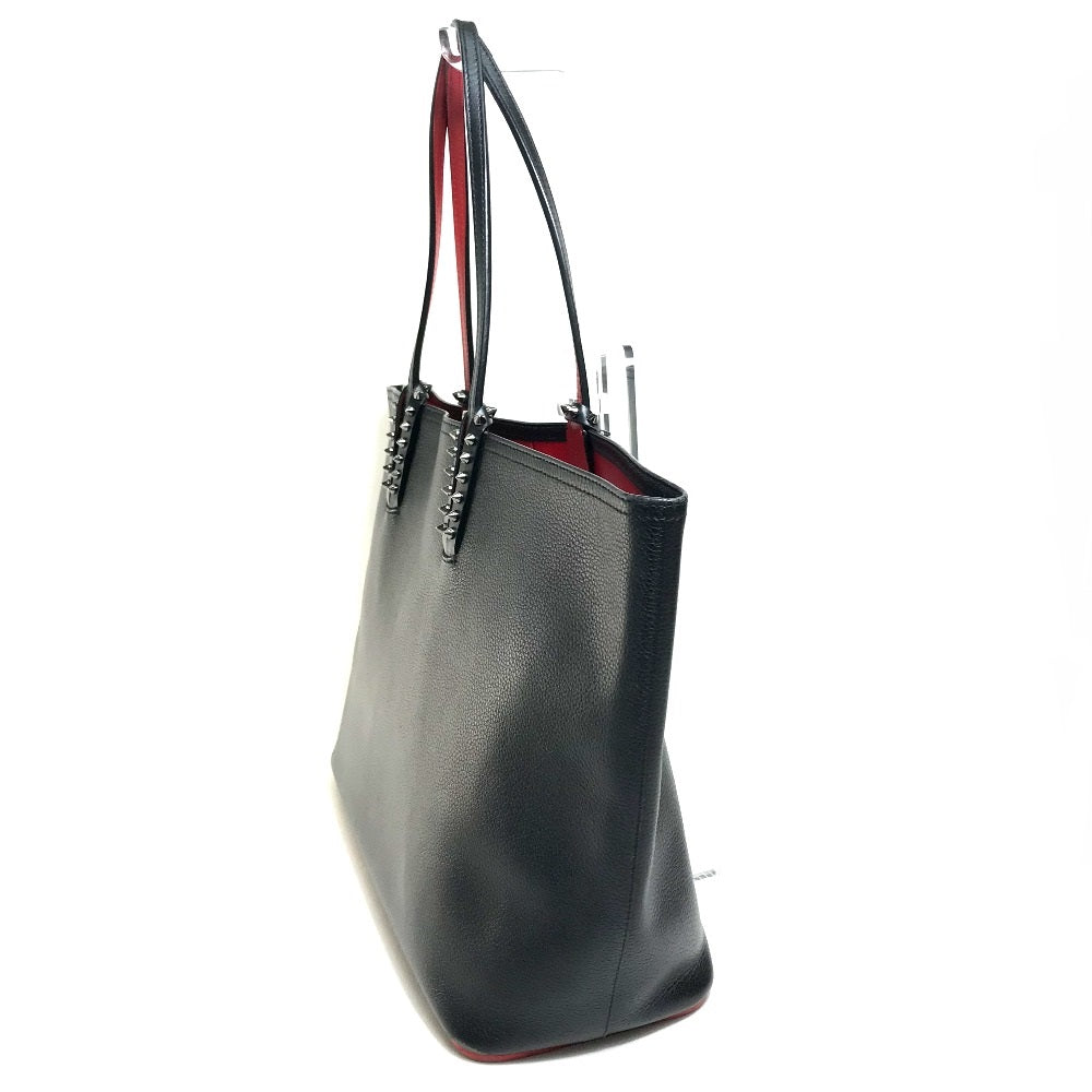Christian Louboutin Tote Bag 1175113 leather Black x red Large Kabata unisex(Unisex) Used Authentic