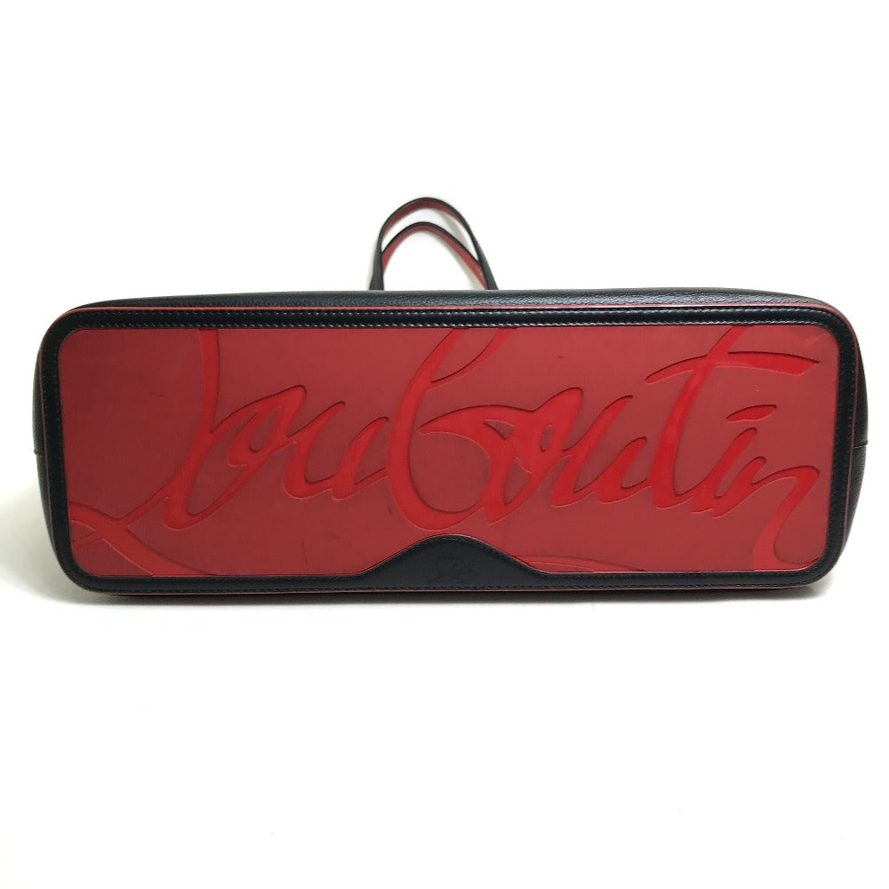 Christian Louboutin Tote Bag 1175113 leather Black x red Large Kabata unisex(Unisex) Used Authentic