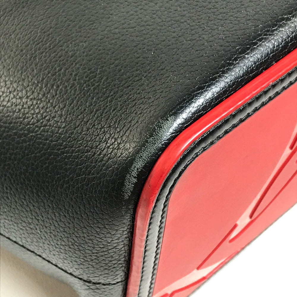 Christian Louboutin Tote Bag 1175113 leather Black x red Large Kabata unisex(Unisex) Used Authentic