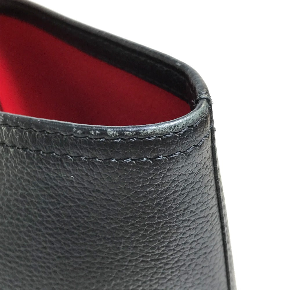 Christian Louboutin Tote Bag 1175113 leather Black x red Large Kabata unisex(Unisex) Used Authentic