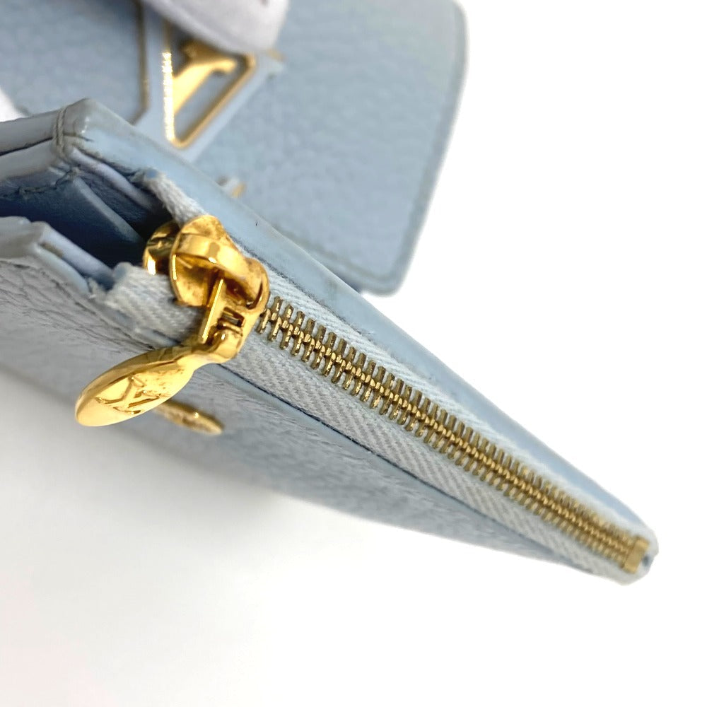 LOUIS VUITTON Trifold wallet M69061 Taurillon Clemence Leather Japan limited Portefeuille Capucines XS Women Used Authentic