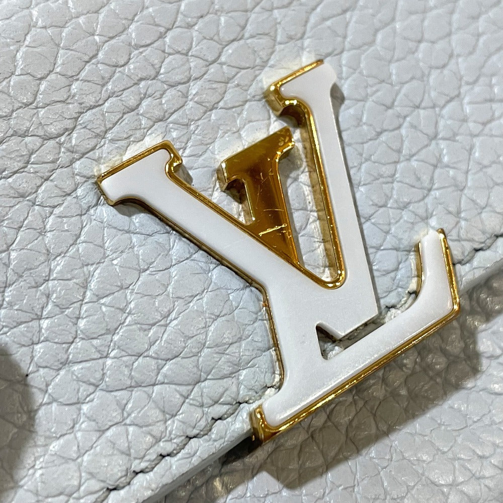 LOUIS VUITTON Trifold wallet M69061 Taurillon Clemence Leather Japan limited Portefeuille Capucines XS Women Used Authentic