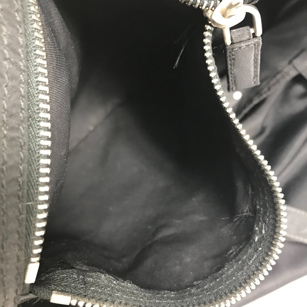 PRADA Tote Bag VA0484 Nylon black rocket Women Used Authentic