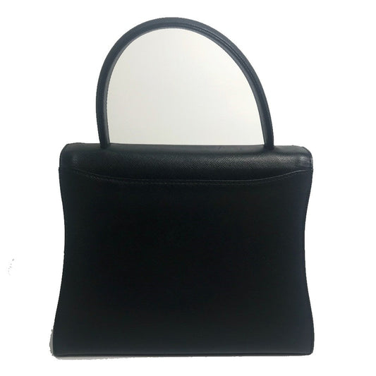 GIVENCHY Handbag leather black Shoulder Bag vintage unisex(Unisex) Used Authentic